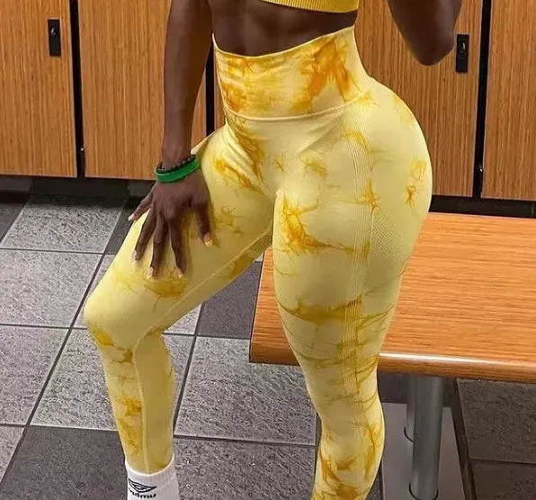 061 Seamless Leggings Push Up PRINTING